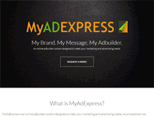 Tablet Screenshot of myadexpress.com